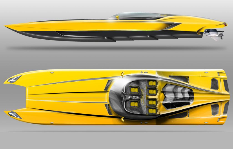 Illustration for article titled This Man Built A $1.3 Million Lamborghini Speedboat With 2,700 HP